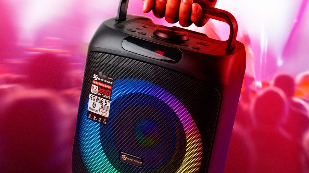 Altavoz portátil SJ: potencia para tu fiesta