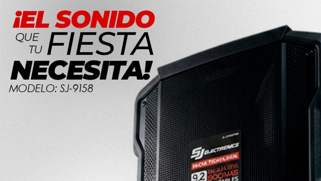 ¡El sonido que tu fiesta necesita! Modelo SJ-9158